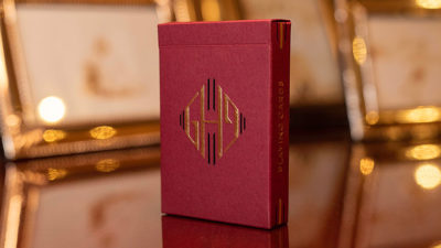 Hollingworth Playing Cards, Burgundy