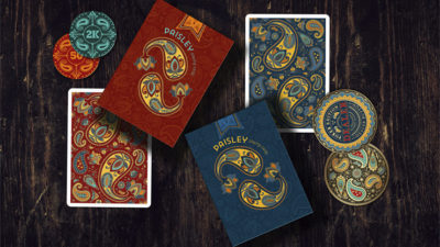 Paisley Poker Red Playing Cards by Dutch Card House Company - Image 4