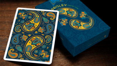 Paisley Poker Blue Playing Cards by Dutch Card House Company - Image 2