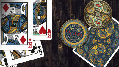 Paisley Poker Blue Playing Cards by Dutch Card House Company - Image 3