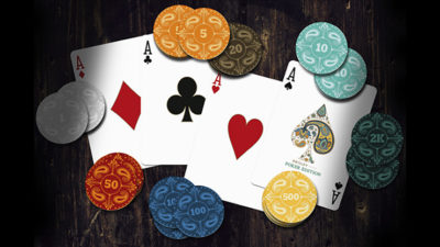 Paisley Poker Blue Playing Cards by Dutch Card House Company - Image 4