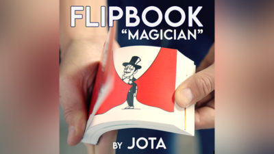 FLIP BOOK MAGICIAN, Gimmick and Online Instructions by JOTA