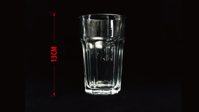 SELF EXPLODING DRINKING GLASS RIDGE, 13.5cm by Wance