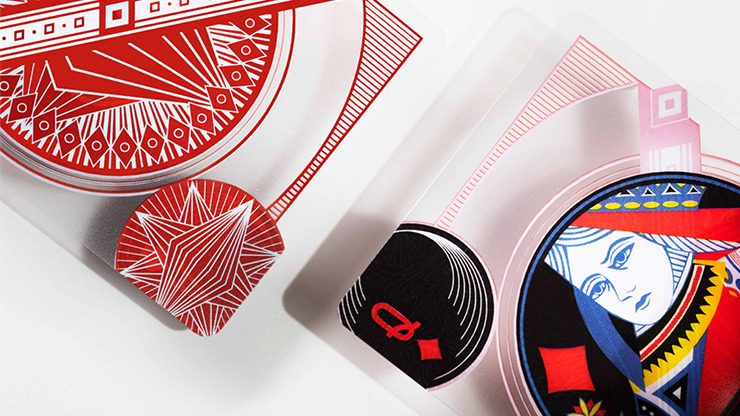 Red Transparent Playing Cards by MPC - Image 3