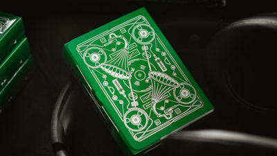 Soundboards V4 Green Edition Playing Cards by Riffle Shuffle - Image 3