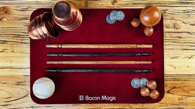 Wooden wand PRO, Bold Brown by Harry He & Bacon Magic - Image 4