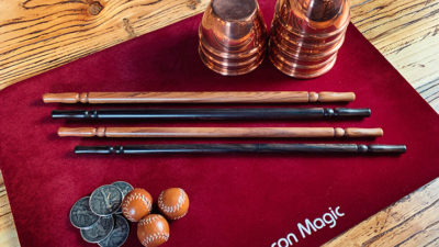 Wooden wand PRO, Bold Brown by Harry He & Bacon Magic - Image 6