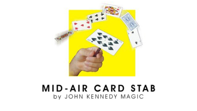Mid-Air Card Stab, Gimmicks and Online Instructions by John Kennedy Magic