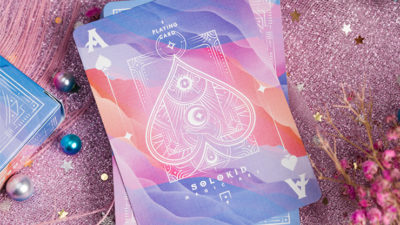 Solokid Rainbow Dream, Purple Blue Playing Cards by Solokid Card Magic Co. - Image 4