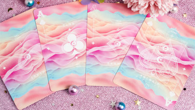 Solokid Rainbow Dream, Red Pink Playing Cards by Solokid Card Magic Co. - Image 2