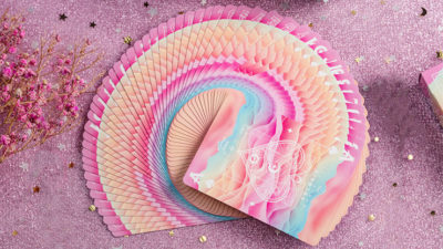Solokid Rainbow Dream, Red Pink Playing Cards by Solokid Card Magic Co. - Image 3