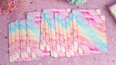 Solokid Rainbow Dream, Red Pink Playing Cards by Solokid Card Magic Co. - Image 4