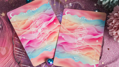 Solokid Rainbow Dream, Red Pink Playing Cards by Solokid Card Magic Co. - Image 5