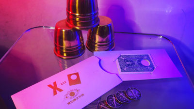 X BLACK HOLE RED, Gimmicks and Online Instructions by Kingsley Xu