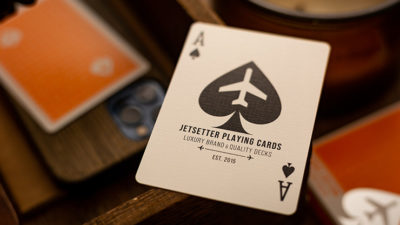 Lounge Edition in Hangar, Orange by Jetsetter Playing Cards - Image 2