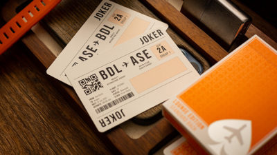 Lounge Edition in Hangar, Orange by Jetsetter Playing Cards - Image 4