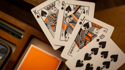 Lounge Edition in Hangar, Orange by Jetsetter Playing Cards - Image 5