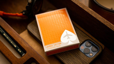 Lounge Edition in Hangar, Orange by Jetsetter Playing Cards