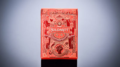 Solidarity, Loving Red Playing Cards By Riffle Shuffle