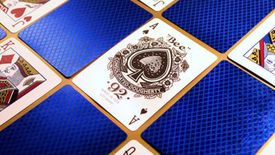 Bee Blue MetalLuxe Playing Cards by US Card Magic - Image 3