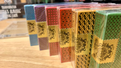 Gilded Cotta 6 Deck Set, w/ Case & Matching Tuck Seal Numbers Playing Cards - Image 2
