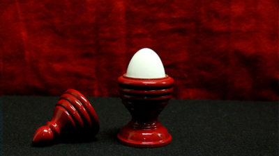 EGG VASE & SILK, Red by Premium Magic - Image 2