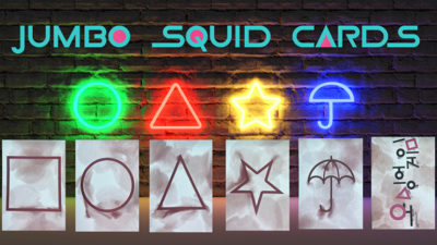 SQUID CARDS STAGE SIZE, Gimmicks and Online Instruction by Matthew Wright