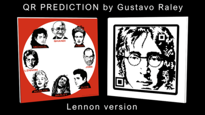 QR PREDICTION JOHN LENNON, Gimmicks and Online Instructions by Gustavo Raley