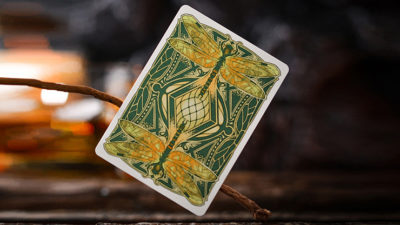 Notorious Gambling Frog, Green Playing Cards by Stockholm17 - Image 3