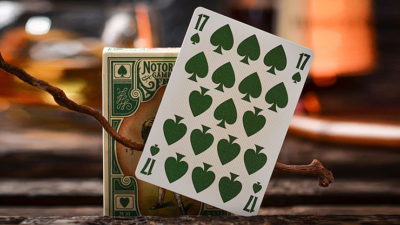Notorious Gambling Frog, Green Playing Cards by Stockholm17 - Image 4