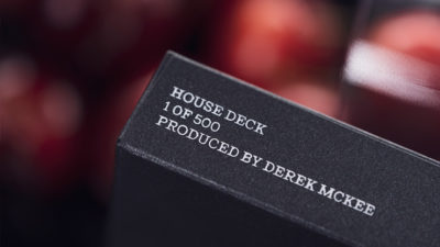 Cherry Casino House Deck Playing Cards True Black, Black Hawk by Pure Imagination Projects - Image 3