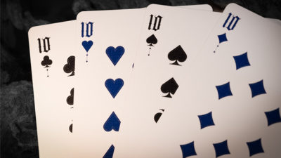 Deal with the Devil, Cobalt Blue UV Playing Cards by Darkside Card Magic Co - Image 4