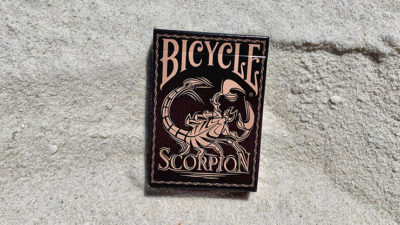 Bicycle Scorpion, Brown Playing Cards
