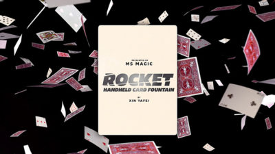 THE ROCKET Card Fountain RIGHT HANDED, Wireless Remote Version by Bond Lee