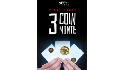 3 COIN MONTE, Gimmicks and Online Instructions by Vinny Sagoo