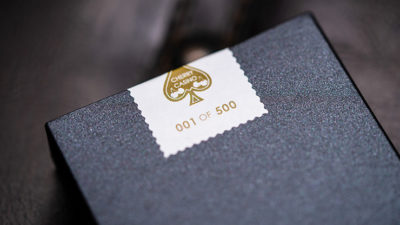 Cherry Casino House Deck, Monte Carlo Black and Gold Playing Cards by Pure Imagination Projects - Image 5
