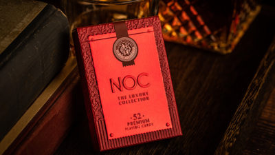 NOC, Red The Luxury Collection Playing Cards by Riffle Shuffle x The House of Playing Cards