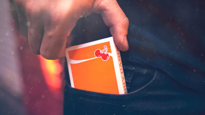 Cherry Casino Summerlin Sunset, Orange Playing Cards by Pure Imagination Projects