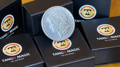 Replica Morgan Magnetic Coin, Gimmicks and Online Instructions by Tango Magic
