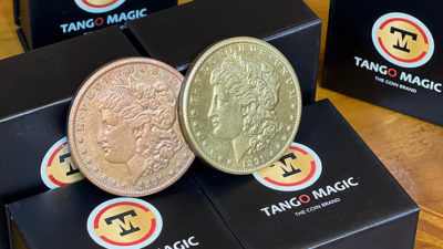 Replica Golden Morgan Scotch and Soda Magnetic, Gimmicks and Online Instructions by Tango Magic
