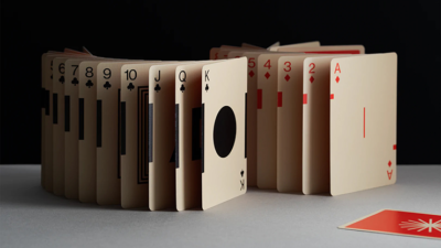Eames, Starburst Red Playing Cards by Art of Play - Image 3