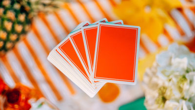 Summer NOC Pro Sunset, Orange Playing Cards - Image 2