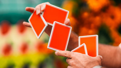 Summer NOC Pro Sunset, Orange Playing Cards - Image 3