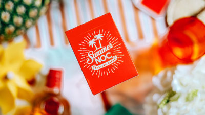 Summer NOC Pro Sunset, Orange Playing Cards