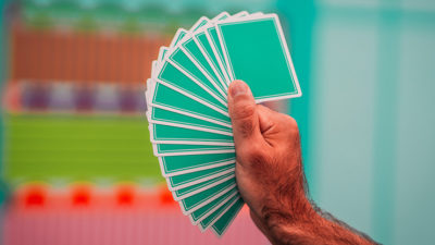 Summer NOC Pro Sunrise, Teal Playing Cards - Image 4