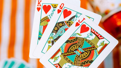Summer NOC Pro Sunrise, Teal Playing Cards - Image 6
