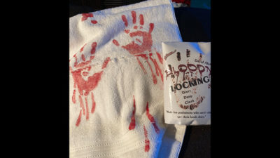 Dirty Drop Cloth Magnetic, BLOODY by David Alan Magic - Image 2