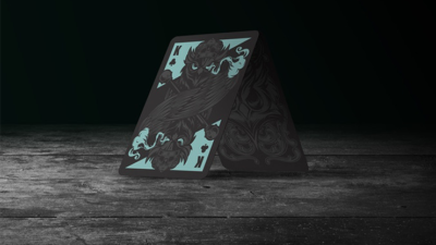 Owl, Black Playing Cards - Image 4