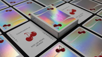 Cherry Casino Sands Mirage, Holographic Playing Cards