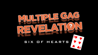 MULTIPLE GAG PREDICTION SIX OF HEARTS by MAGIC AND TRICK DEFMA